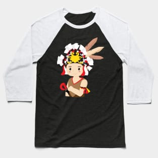 Indonesian Traditional kalimantan anime Baseball T-Shirt